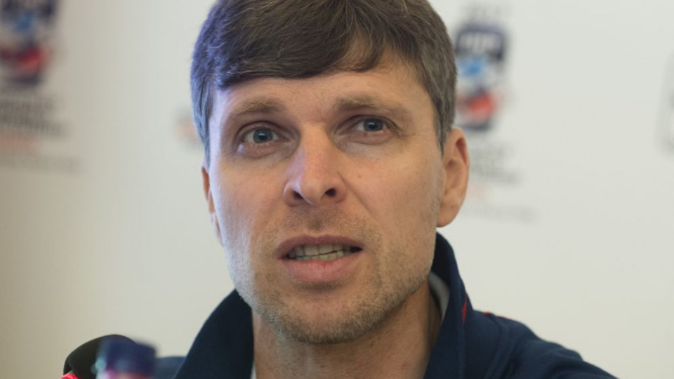 Na snímke tréner reprezentácie Norbert Javorčík