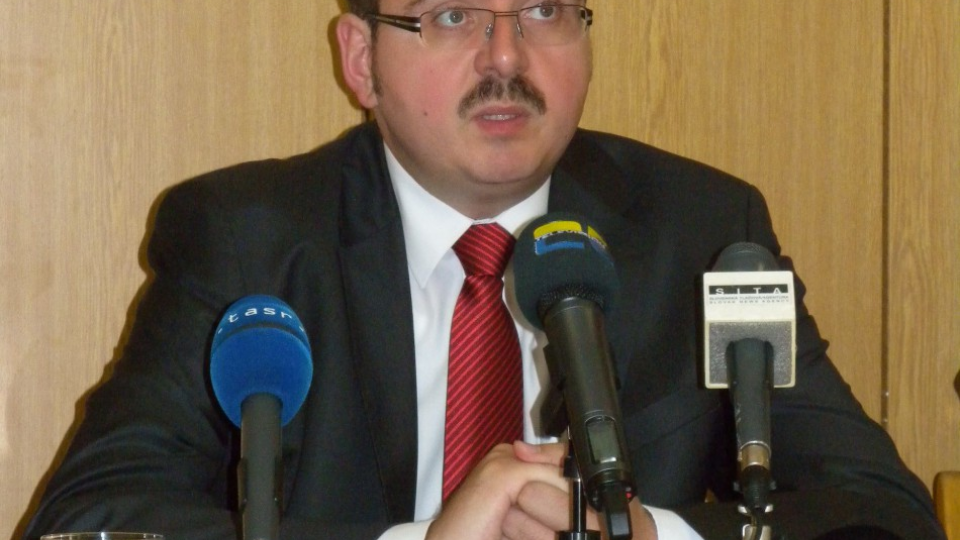 Na snímke primátor mesta Partizánske Jozef Božik