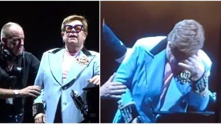 Elton John musel odísť z pódia kvôli zdravotným ťažkostiam