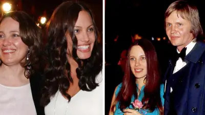 Angelina Jolie s mamou Marcheline / Marcheline s bývalým manželom Jonom