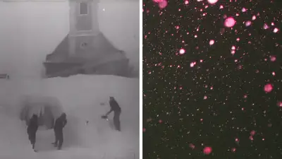 Sneh zavial domy a takmer aj kostoly, ľudia nestíhali odhŕňať cesty.
