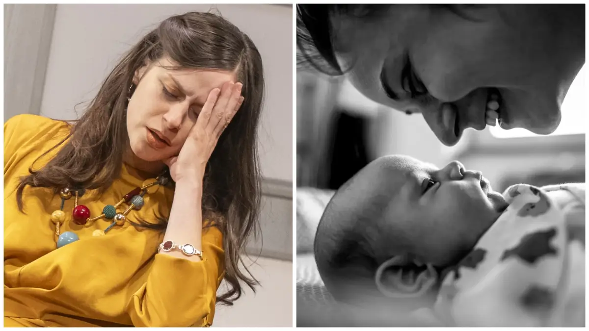 Anna Rakovská, vpravo so synom Ondríkom.