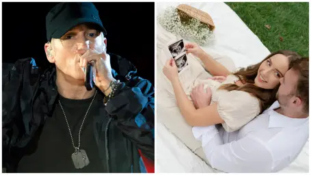 Z Eminema je už dedo.