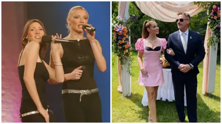 Tereza Kerndlová našla šťastie pri Reném. Vľavo ako členka skupiny Black Milk.