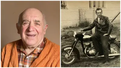 Pán Ladislav Uko v čase nahrávania rozhovoru a v mladosti.