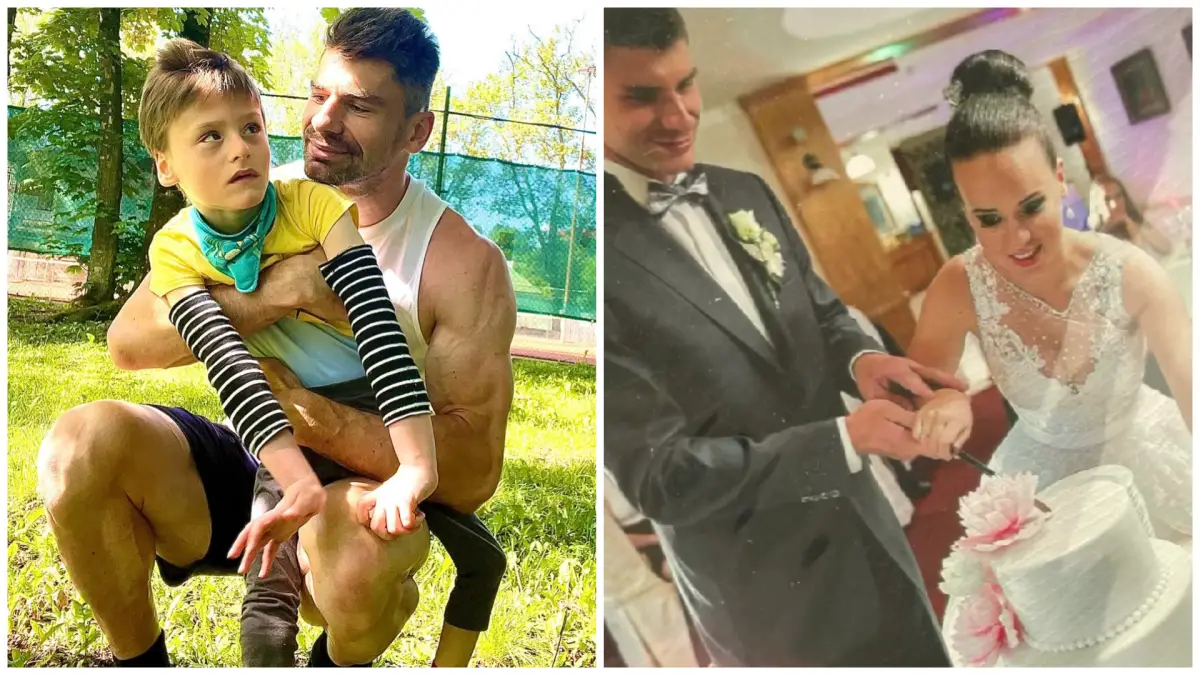 Juraj Valach so synom Jergušom a s manželkou Simonou.