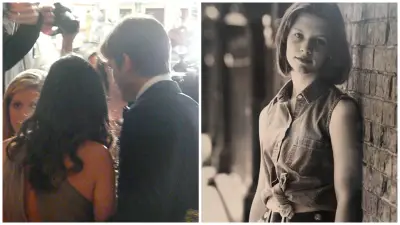 Vľavo Kunis s Kutcherom, vpravo Claire Danes. 