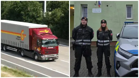 Ilustračné foto / Policajti Daniel a Eva.