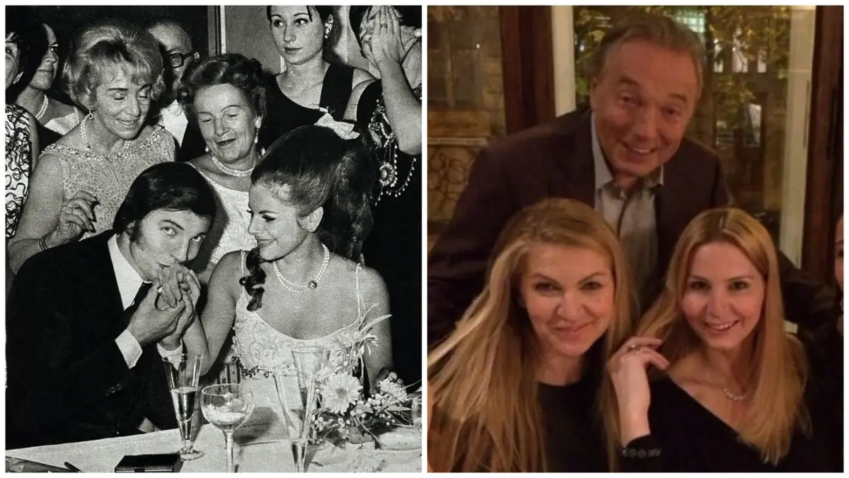 Karel Gott s fanúšičkami / S manželkou Ivanou a s bývalou partnerkou Martinou Formanovou
