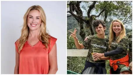 Diana Mórová so synom Quidom.