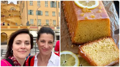 Adriana a Michaela v Nice / Citrónový koláč.