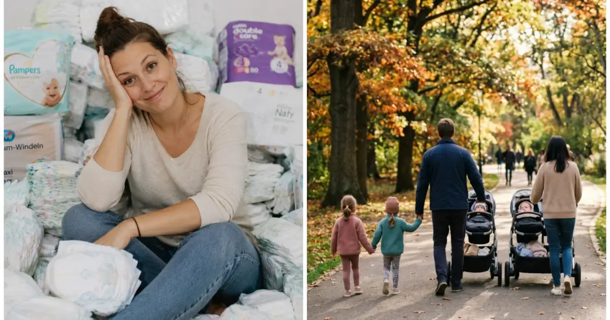 Denne vymenia 40 plienok a už si pletú mená. Nadšená mamička trikrát za sebou porodila dvojičky