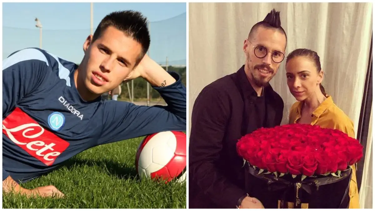 Marek Hamšík s manželkou Martinou.