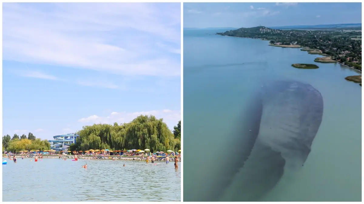 Jazero Balaton bojuje s následkami extrémne teplého počasia. 