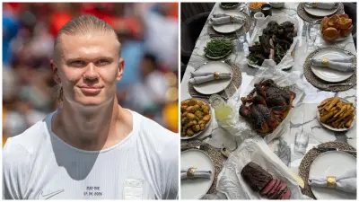 Erling Haaland odhalil svoj jedálniček.