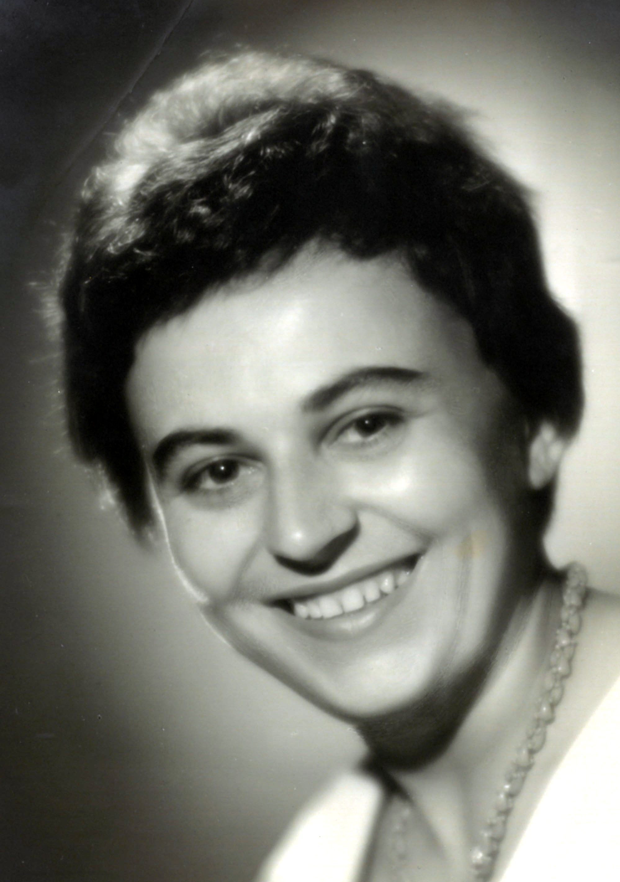 Milena Sedláčková (vtedy Součková), 1955

