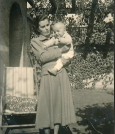 Marián Slovák s mamou.